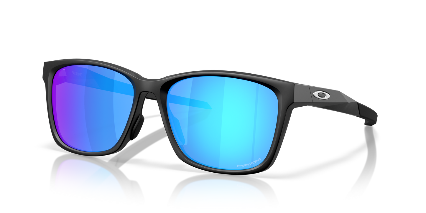 Oakley Paracord Prizm Sapphire Lenses, Polished Clear Frame Sunglasses