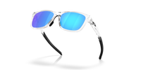 Oakley Paracord Prizm Sapphire Lenses, Polished Clear Frame Sunglasses