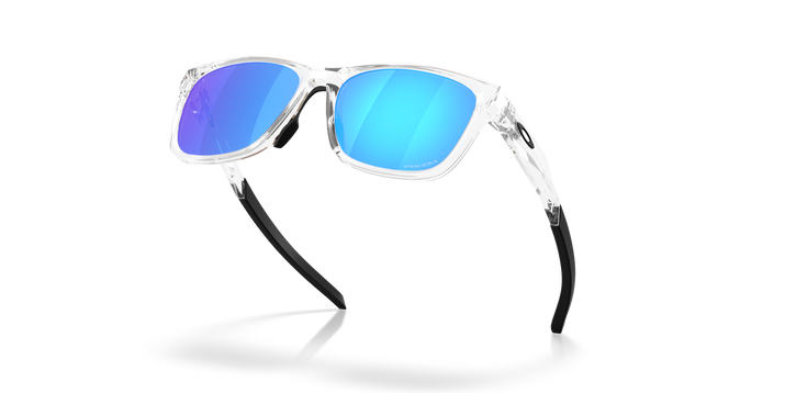 Oakley Paracord Prizm Sapphire Lenses, Polished Clear Frame Sunglasses