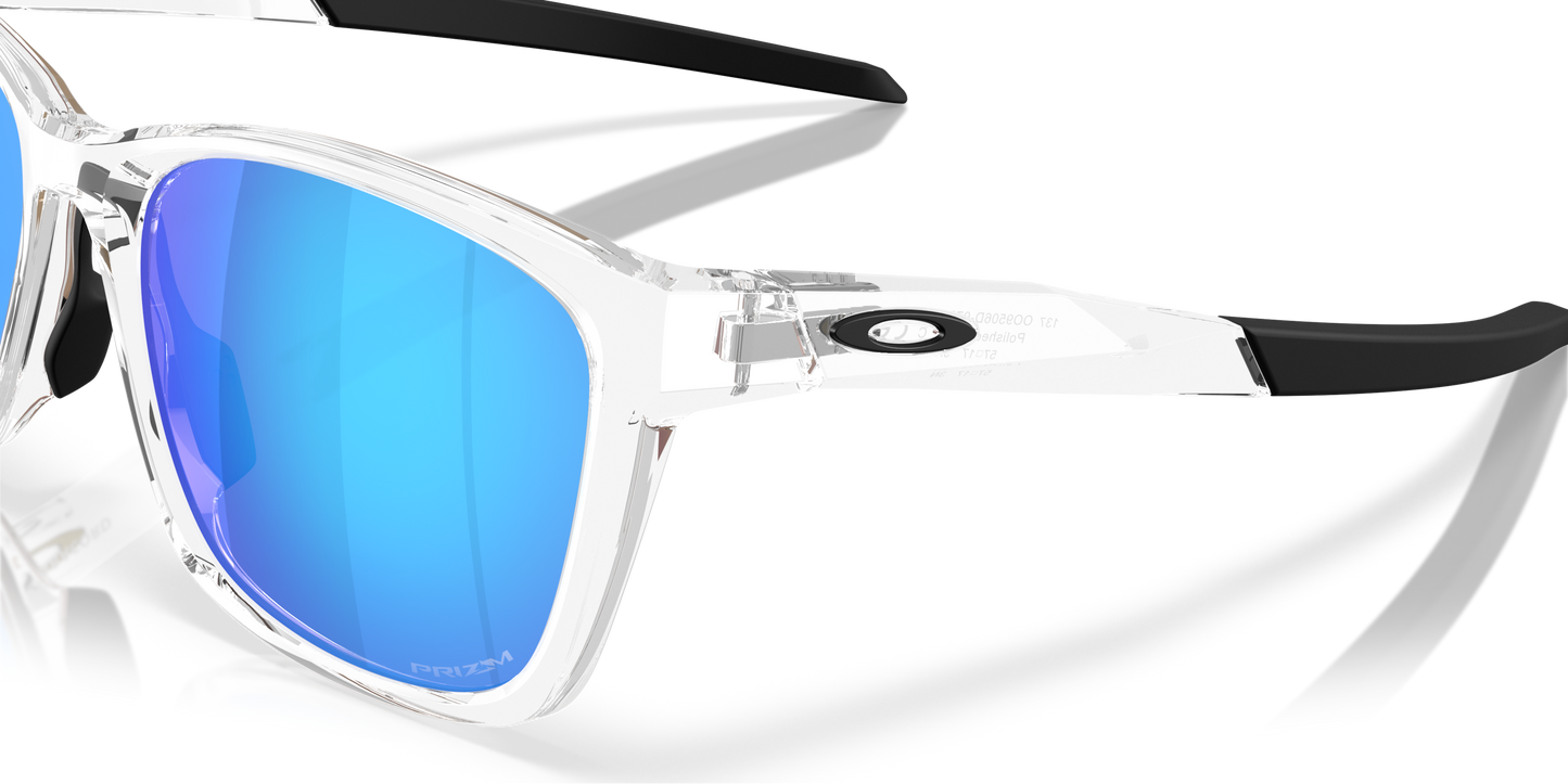 Oakley Paracord Prizm Sapphire Lenses, Polished Clear Frame Sunglasses