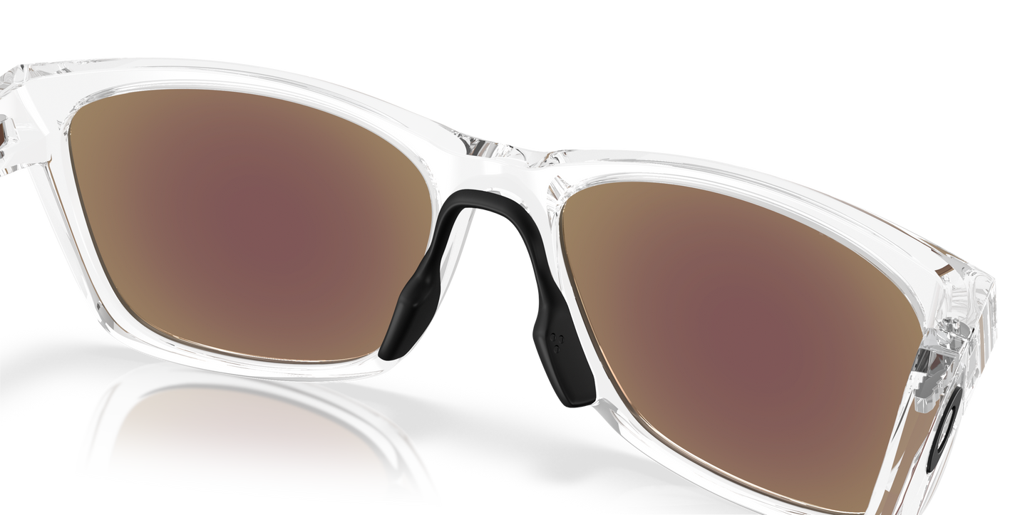 Oakley Paracord Prizm Sapphire Lenses, Polished Clear Frame Sunglasses