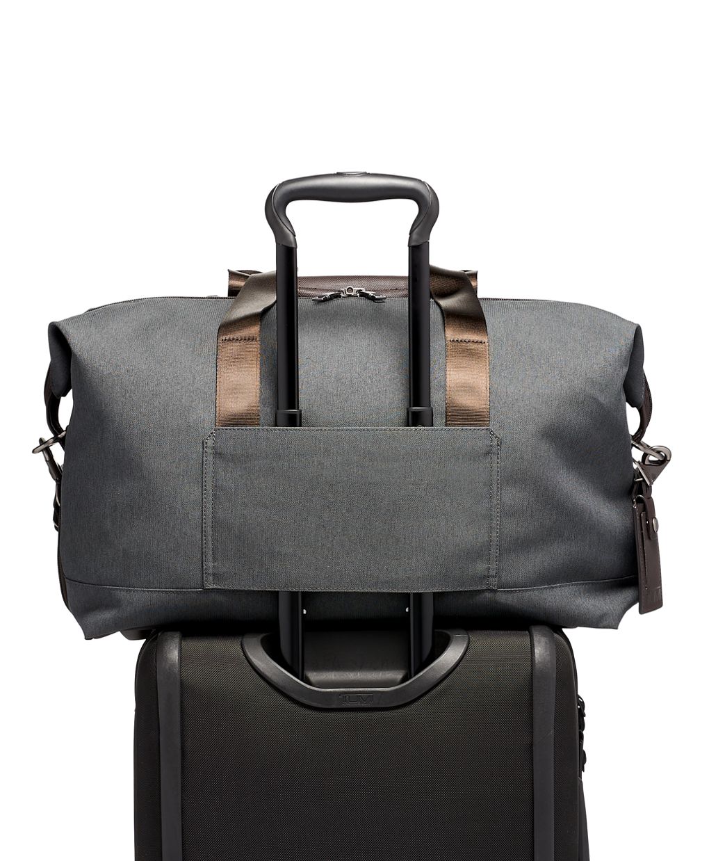 Tumi Alpha Double Expansion Travel Satchel with FXT Ballistic Nylon