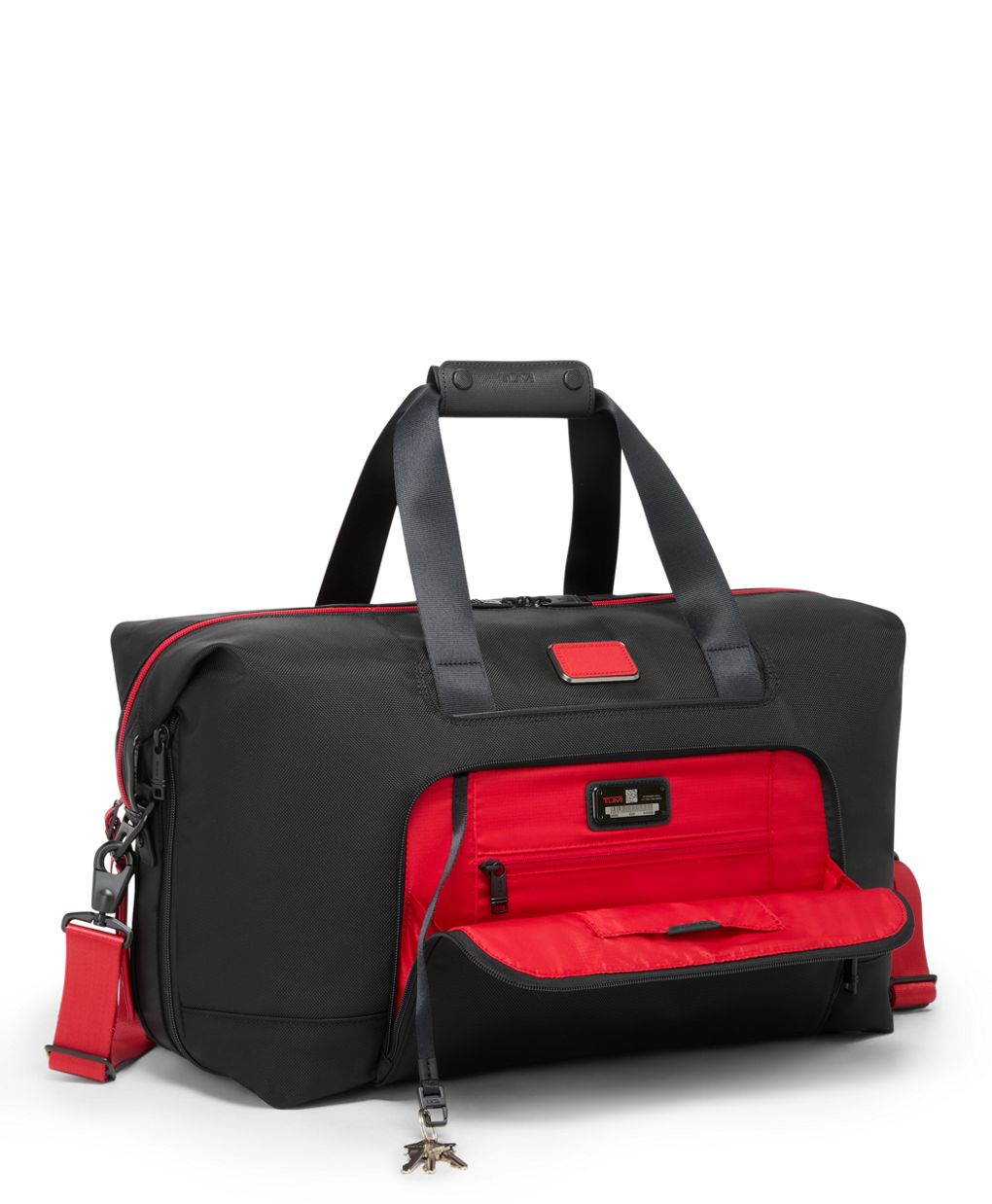 Tumi Alpha Double Expansion Travel Satchel in Black