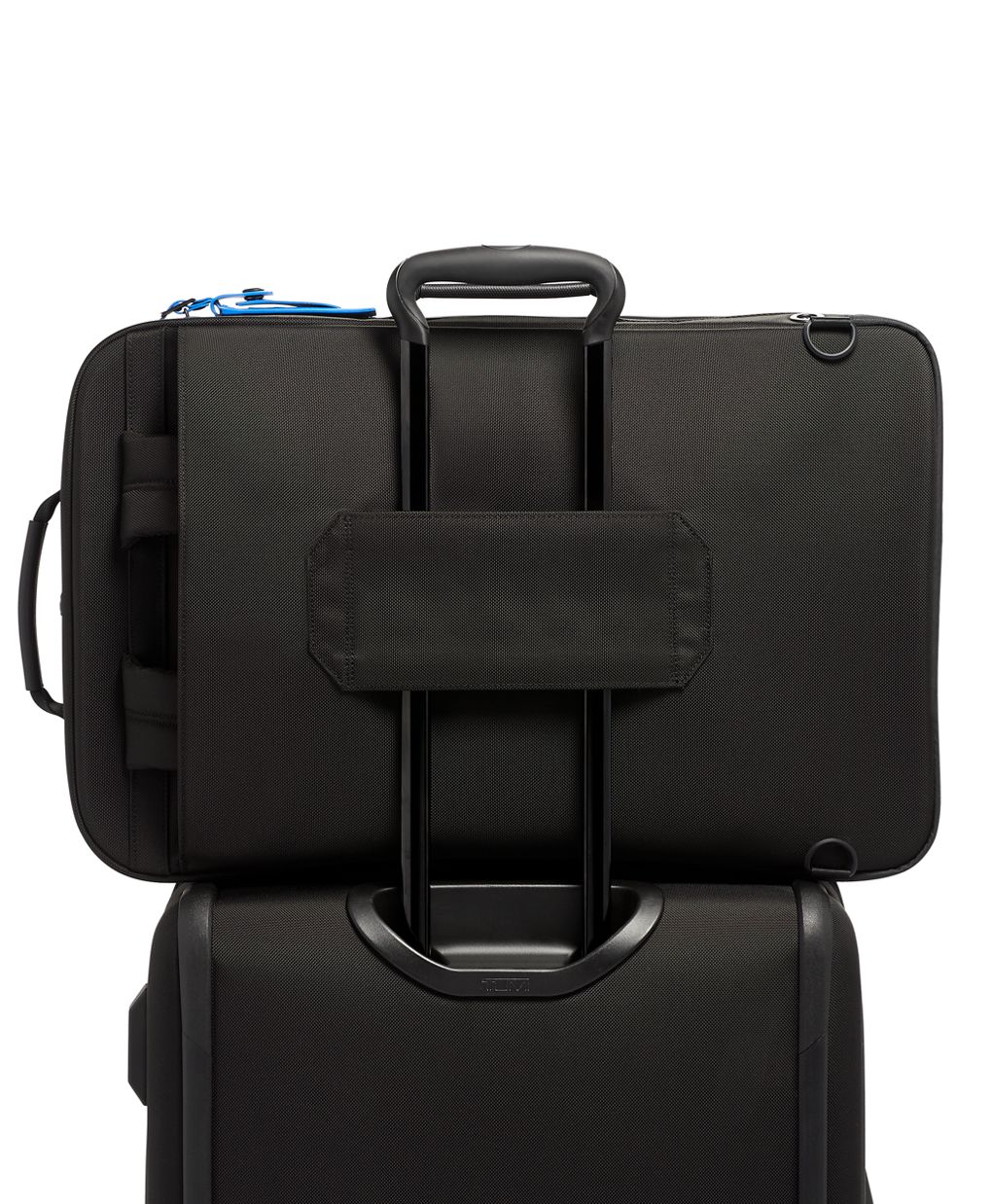 Tumi Alpha Excursion Backpack Duffel Navy FXT Ballistic Nylon Bag