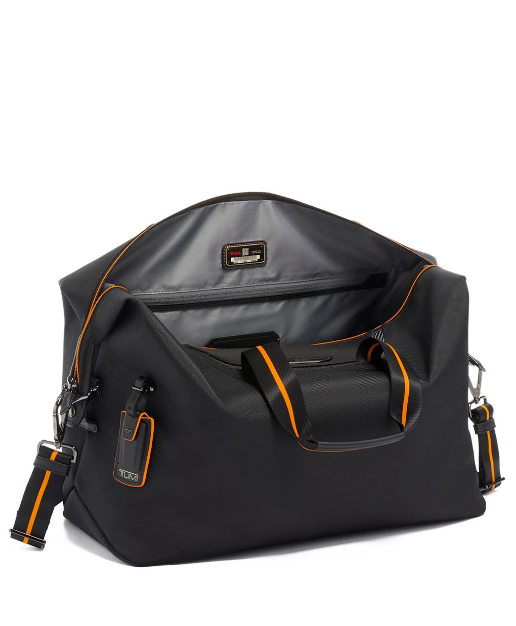 Tumi McLaren M-Tech Soft Satchel in Black Carbon Fiber Fabric
