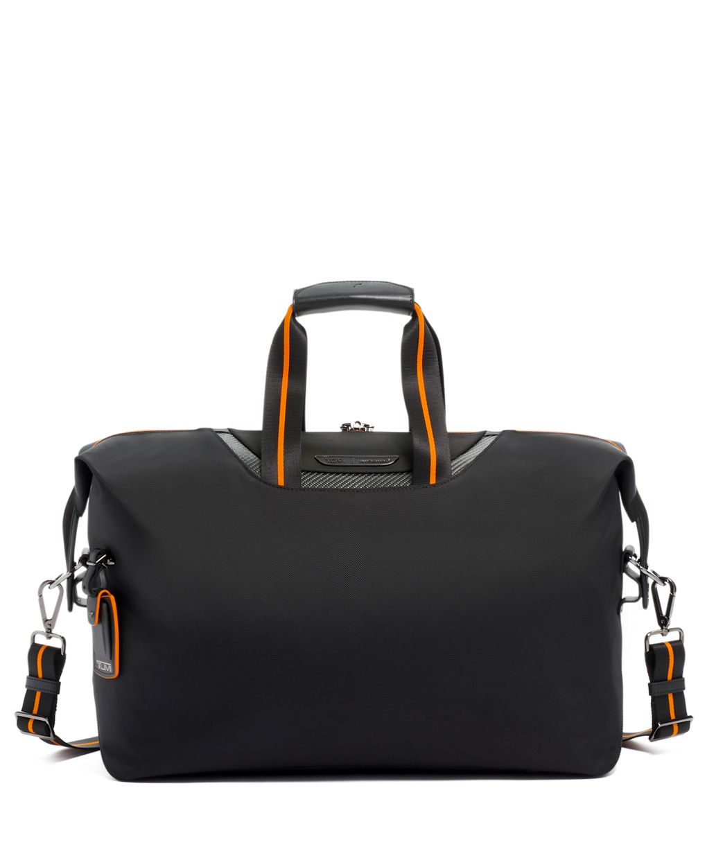 Tumi McLaren M-Tech Soft Satchel in Black Carbon Fiber Fabric