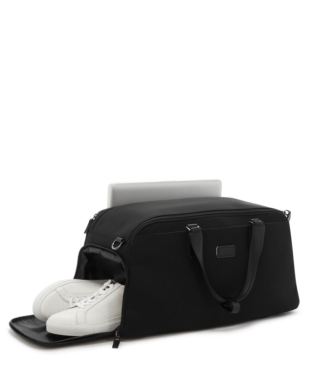 Tumi Harrison Port Weekend Duffel Black Minimalist Travel Bag