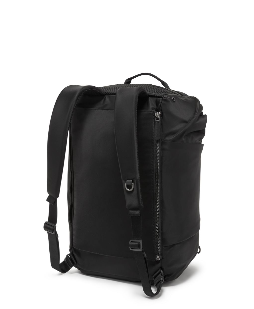 Tumi Voyageur Malta Duffel/Backpack in Black and Gunmetal