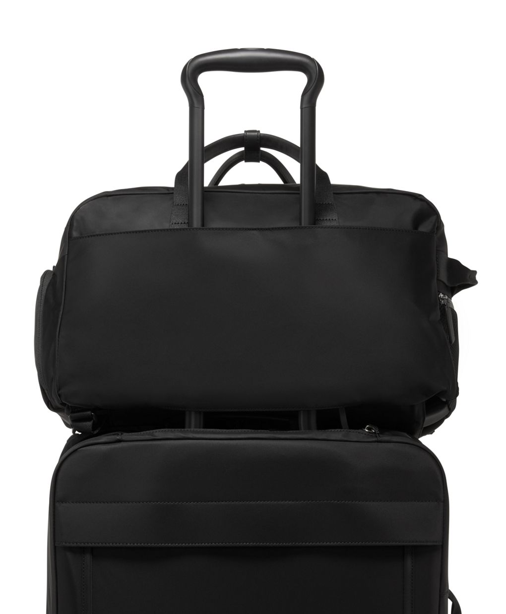 Tumi Voyageur Malta Duffel/Backpack in Black and Gunmetal