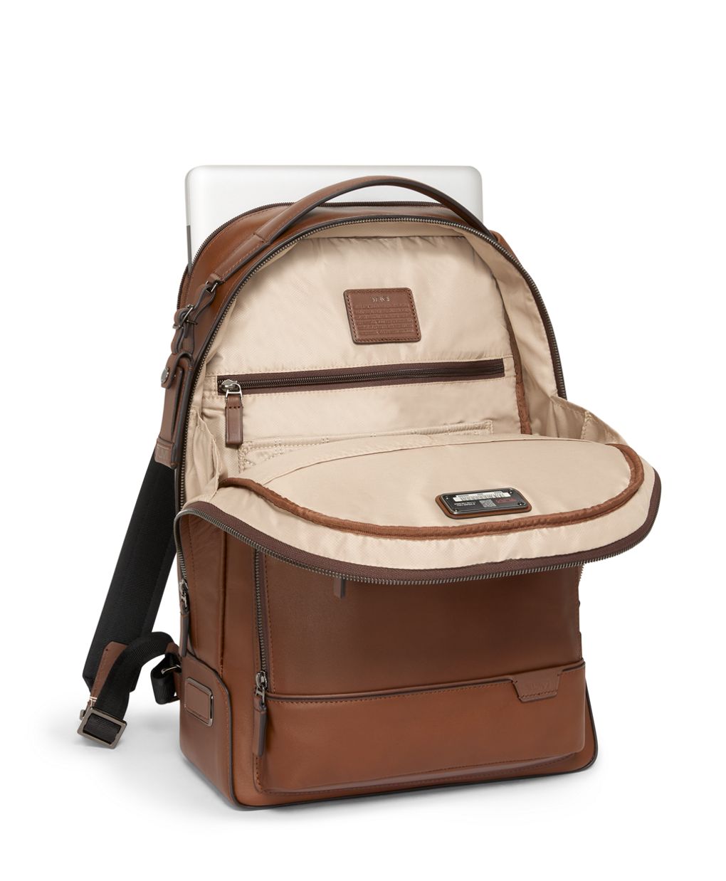 Tumi Harrison Warren Backpack in Premium Cognac Smooth Leather