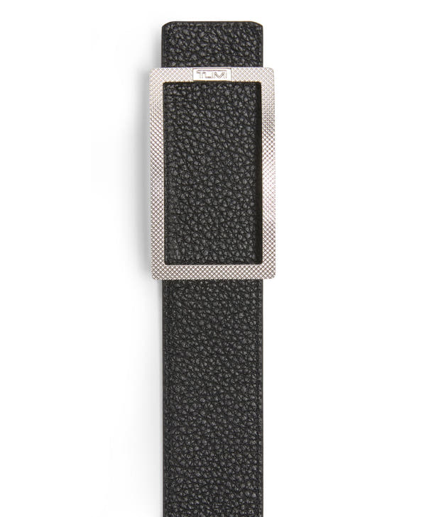 Pin Buckle Reversible Leather Belt 35mm