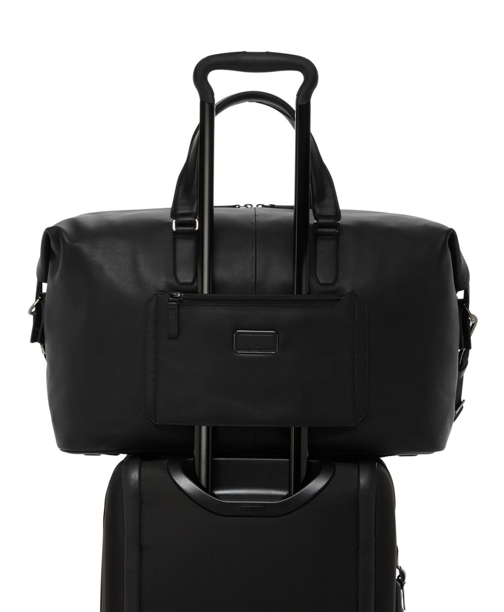 Tumi Harrison Nelson Duffel Premium Leather Multi-Functional Travel Bag