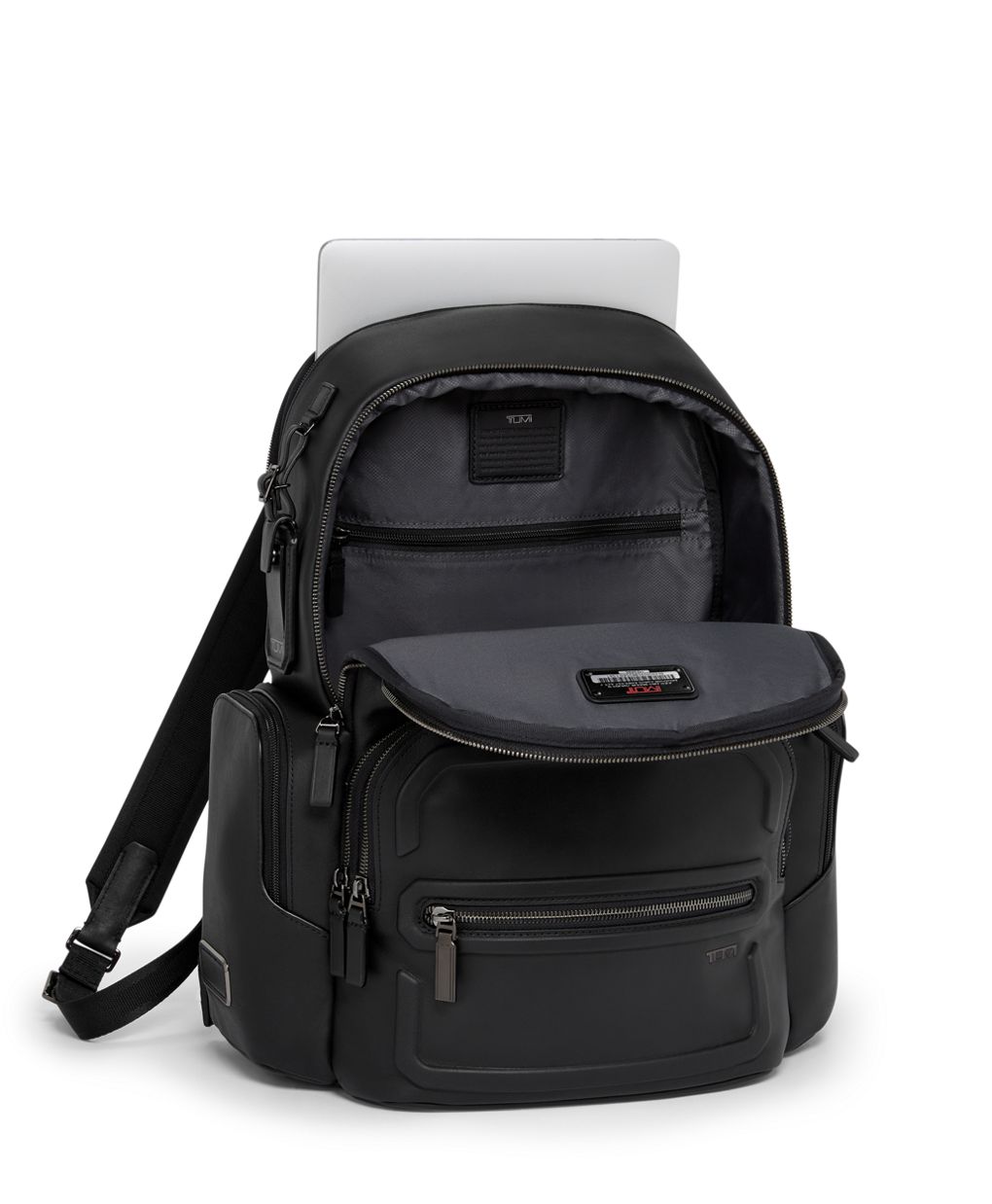 TUMI Harrison Hadden Executive Leather Laptop Backpack with Multi-Pockets