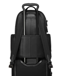 TUMI Harrison Hadden Executive Leather Laptop Backpack with Multi-Pockets