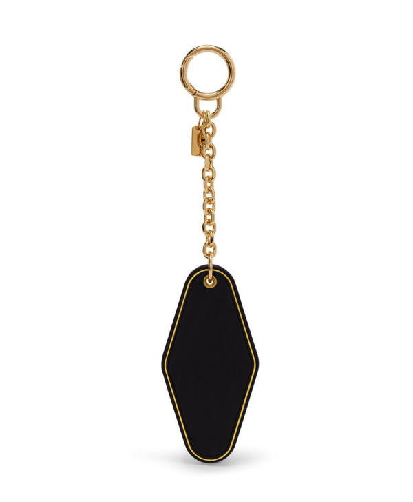 Tumi Retro Hotel Style Mirror Charm - Vintage Keychain Bag Accessory