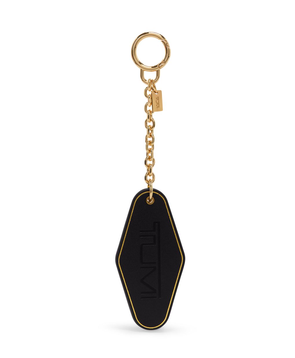 Tumi Retro Hotel Style Mirror Charm - Vintage Keychain Bag Accessory