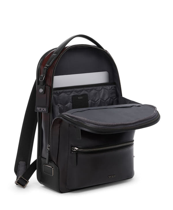 TUMI Harrison Bradner Backpack: Premium Leather, 14-inch Laptop Travel Bag