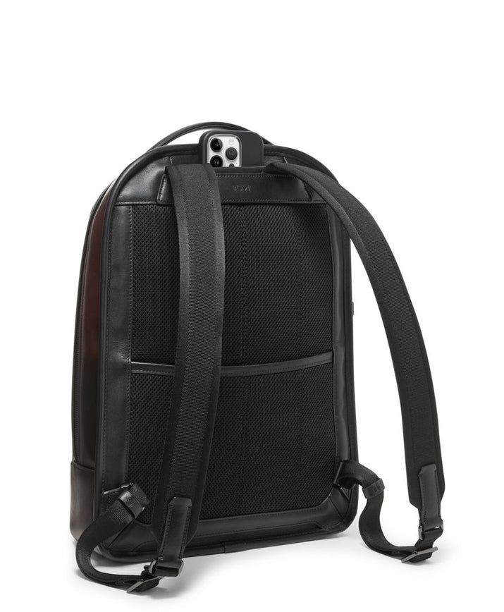 TUMI Harrison Bradner Backpack: Premium Leather, 14-inch Laptop Travel Bag