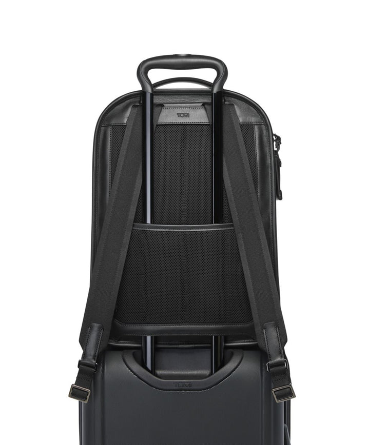 TUMI Harrison Bradner Backpack: Premium Leather, 14-inch Laptop Travel Bag