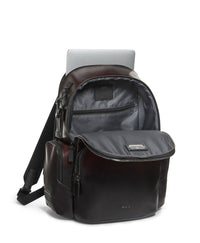 TUMI Harrison Hadden Leather Backpack for Laptops - Burnished Wine Ombre