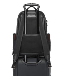 TUMI Harrison Hadden Leather Backpack for Laptops - Burnished Wine Ombre