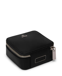 TUMI Belden Luxe Leather Travel Jewelry Case with Monogram Feature