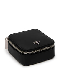 TUMI Belden Luxe Leather Travel Jewelry Case with Monogram Feature