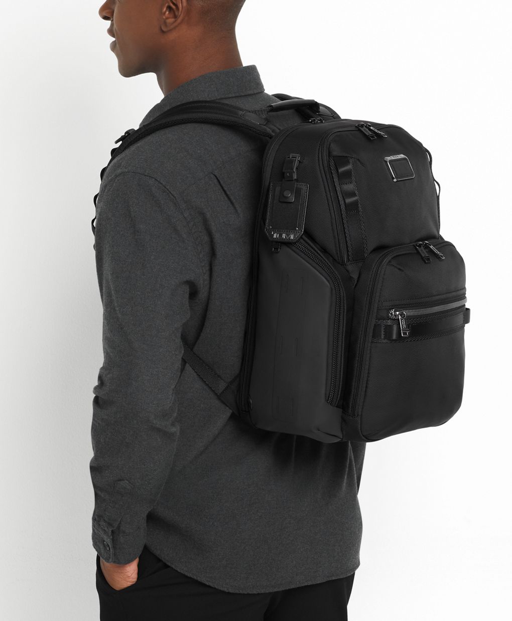 Tumi Alpha Bravo Search Backpack Durable Ballistic Nylon Laptop Bag