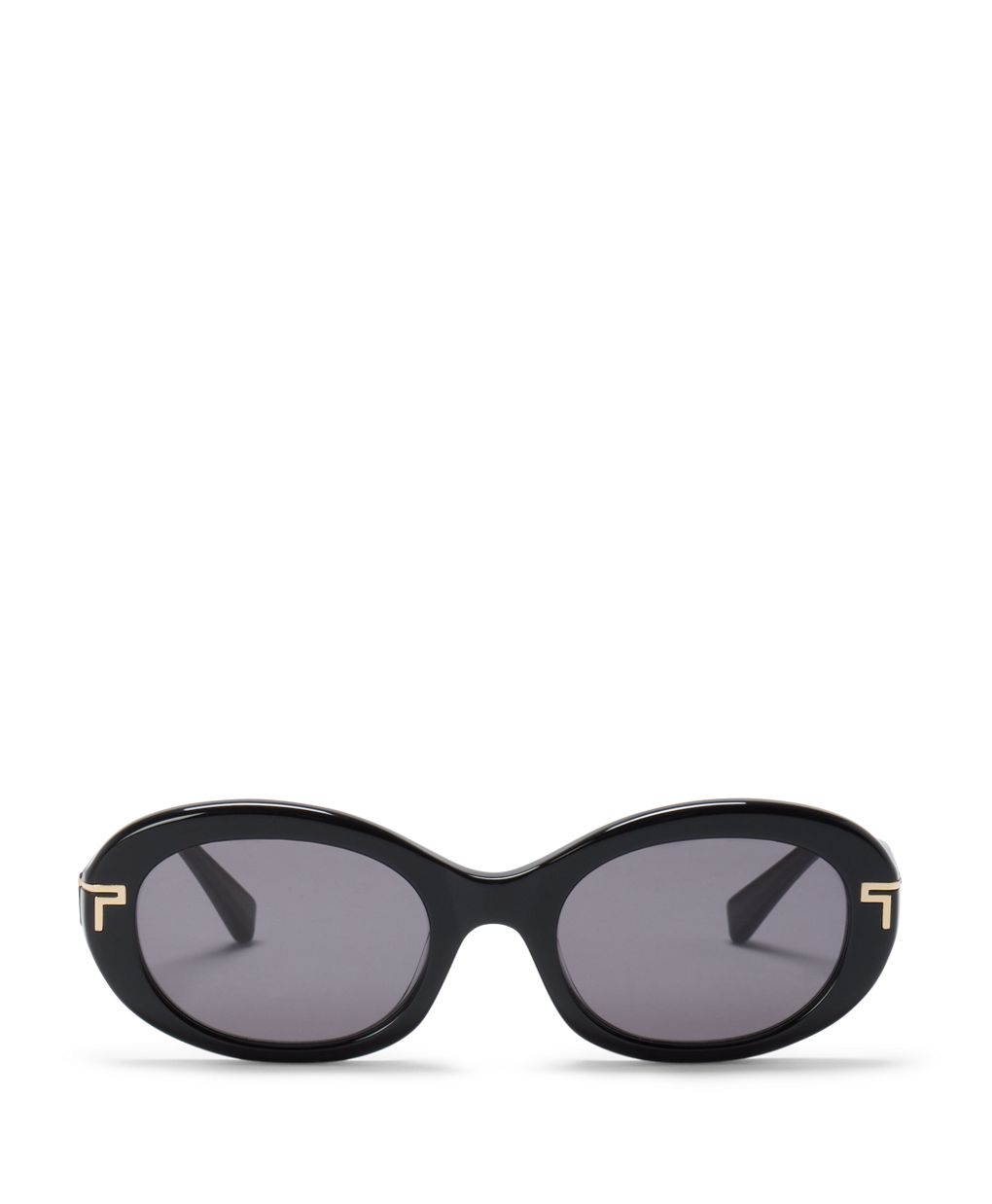 TUMI Eyewear 517 Sunglasses 53mm Black Oval Acetate Frame