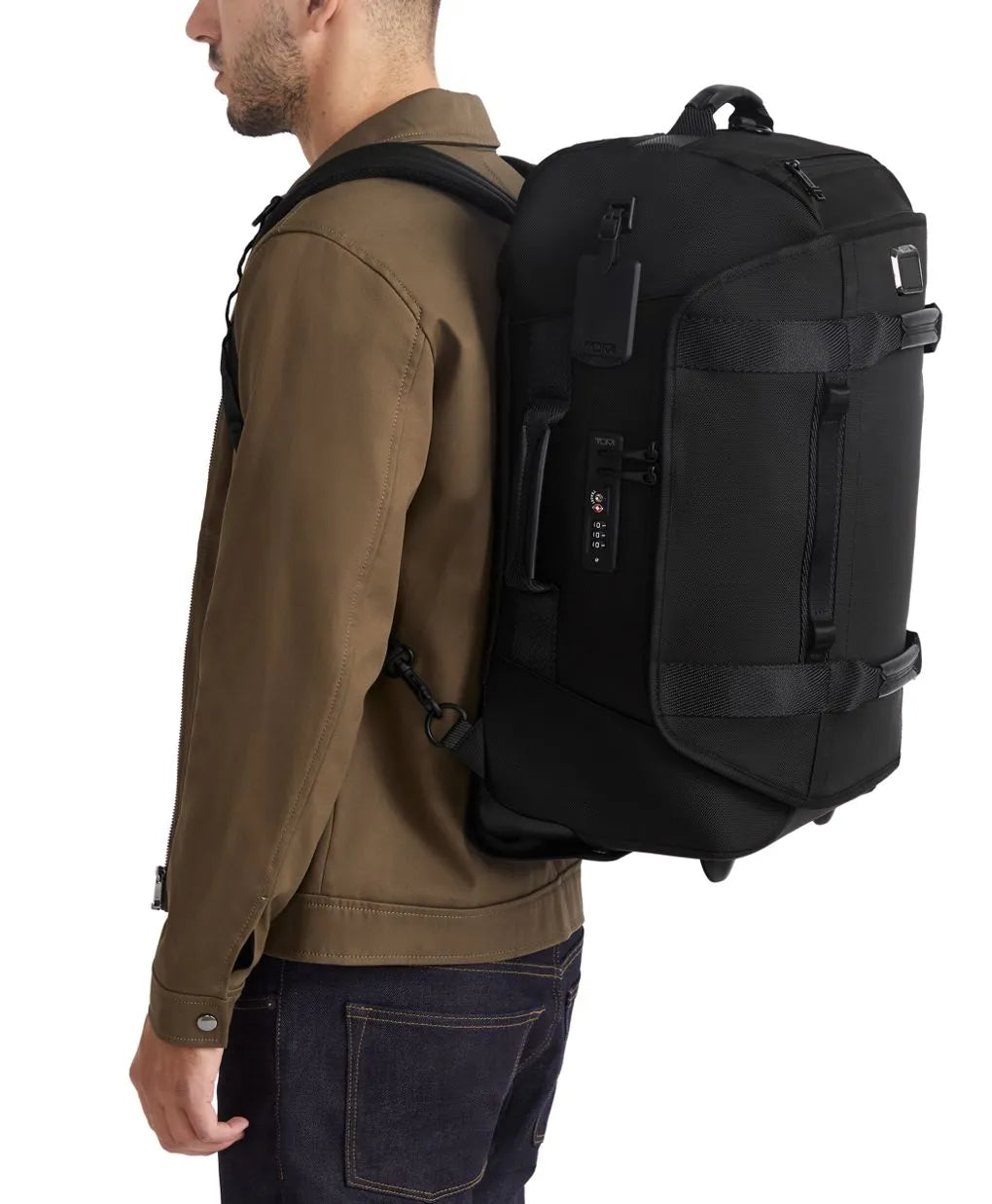 Convertible 2-Wheeled Duffel Backpack Carry-On