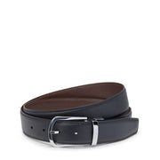 Horseshoe Reversible Saffiano Leather Belt