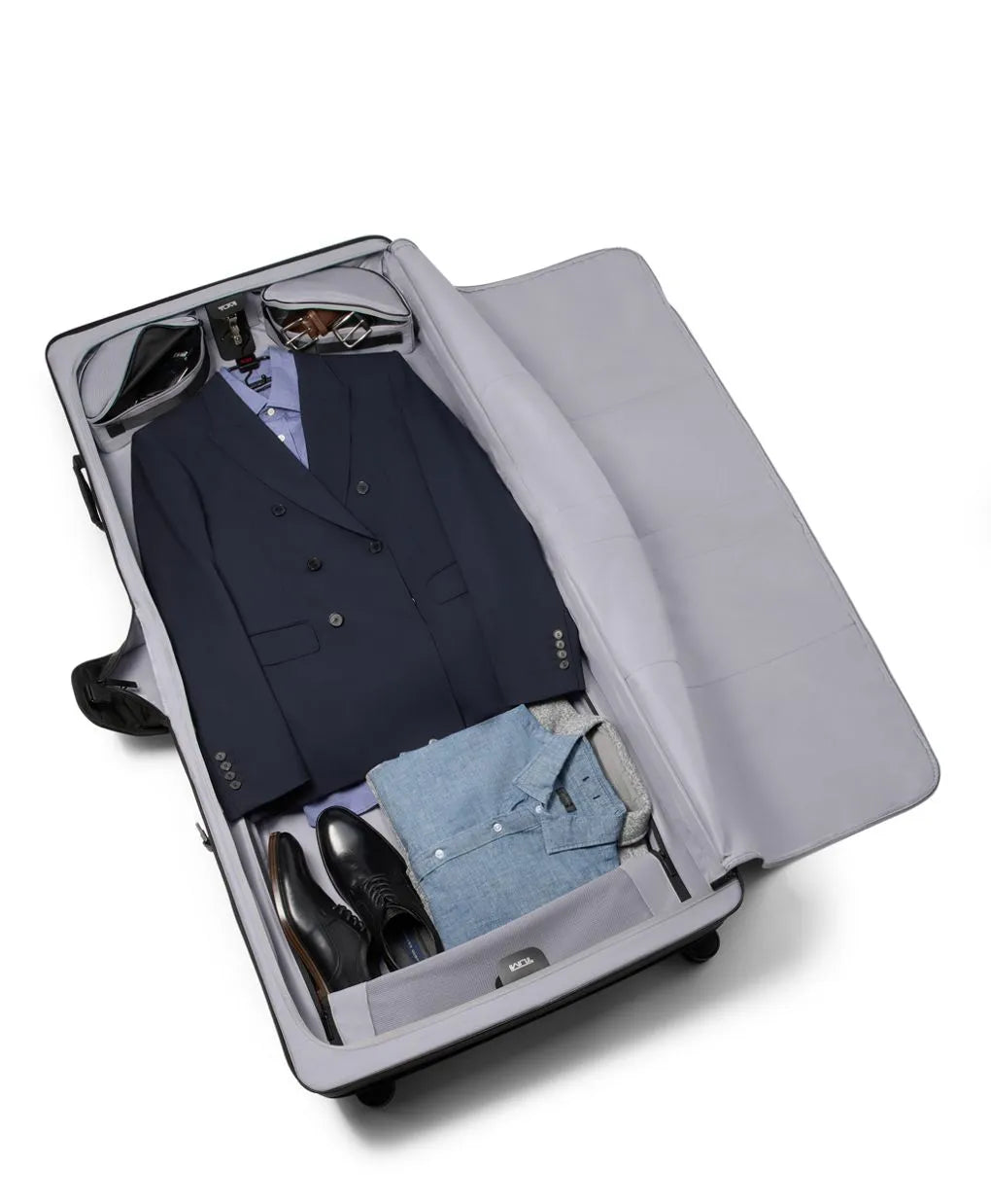 Large Garment Checked Bag