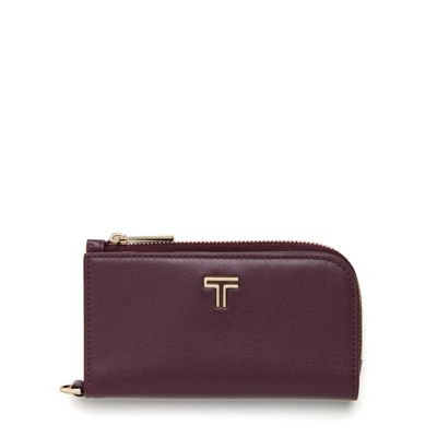 Belden L-Zip Leather Card Case Wallet
