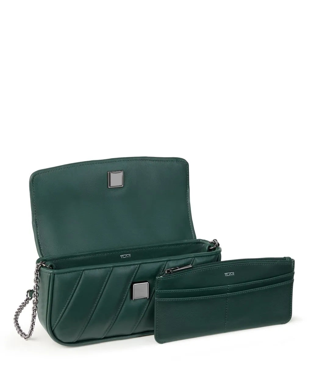 Belden Quilted Leather Wallet On Chain Crossbody