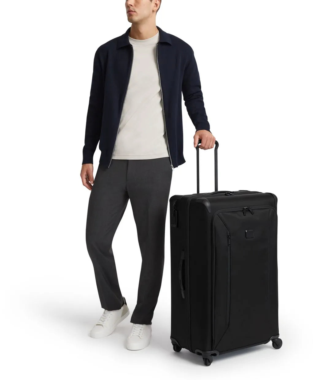 X-Large Front Pocket Expandable Checked